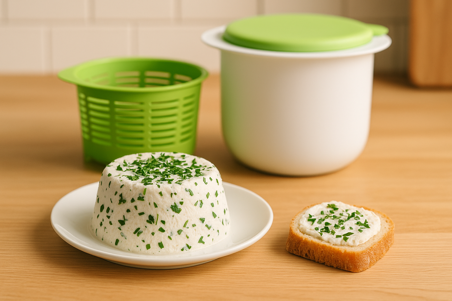 table bois kit fromage maison micro cheese assiette fromage herbe