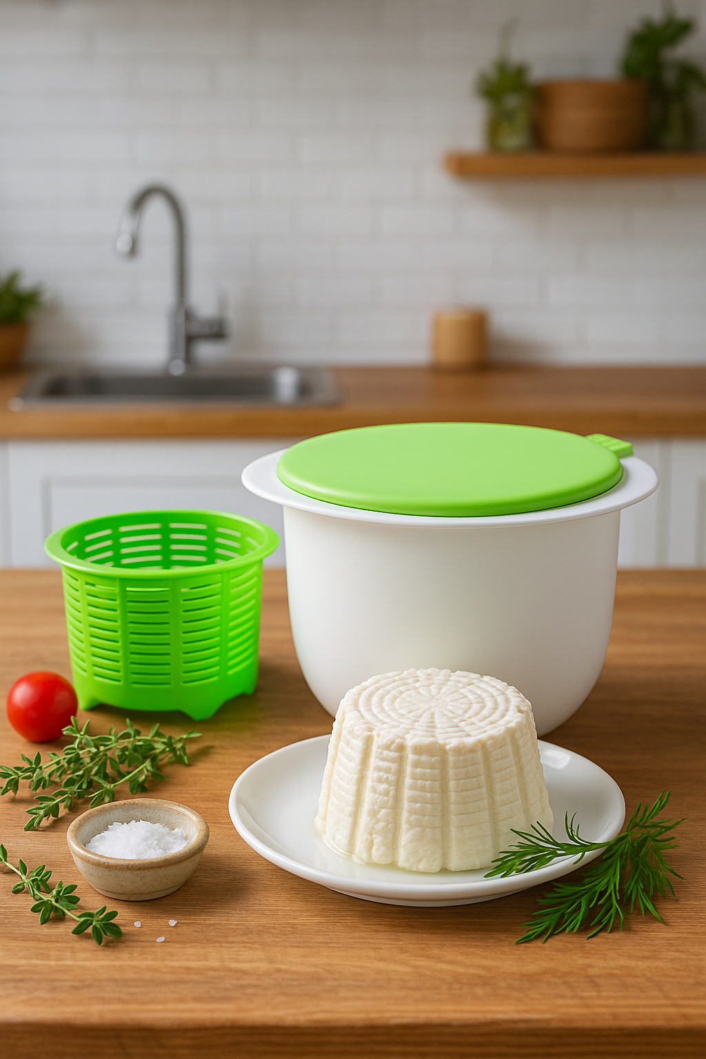 table kit fromage maison micro cheese fromage epice